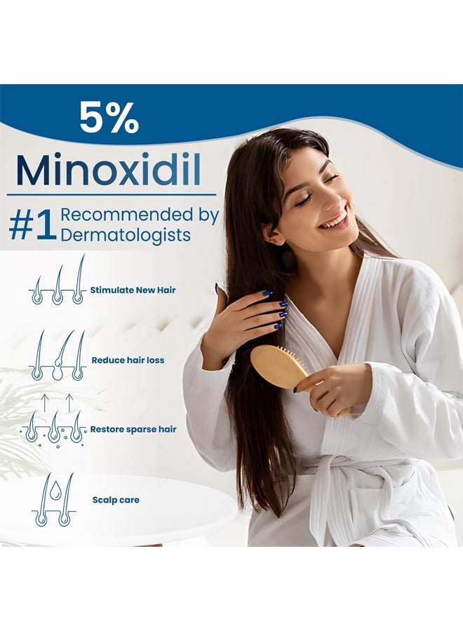 CANAMIN 5% Minoxidil Spray- Minoxidil Hair Regowth Treatment,Treatment for Scalp Hair Loss Hair Thinning - Increase Thickness and Volume Faster-Men and Women - Image 2
